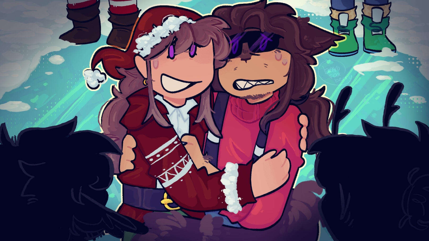 Pearlescentmoon + Grian Fanart