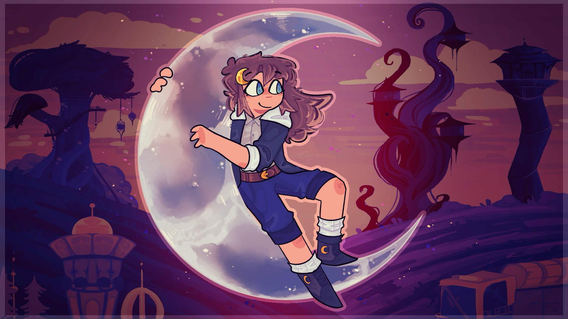 Pearlescentmoon + Grian Fanart